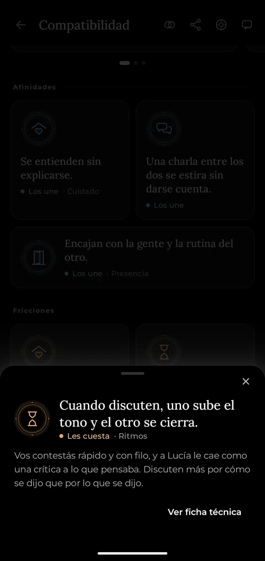 Hoja con la explicación completa de una fricción entre las dos personas.